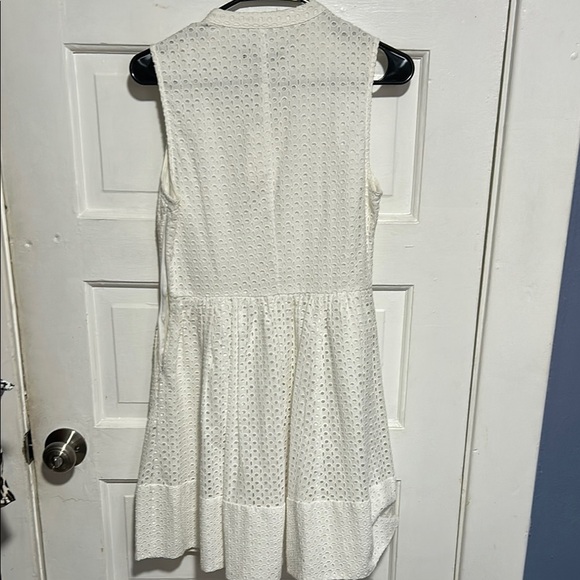 Banana Republic Elegant White Sleeveless Dress - Picture 7 of 10